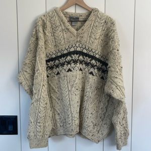 EMS large wool vintage men’s sweater v neck